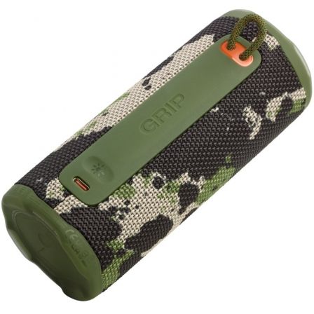 JBL Altavoz Bluetooth Grip - 16W, IP68 Impermeable/Antipolvo, 14h Autonomía, Sonido JBL Pro, Luz Ambiental, Diseño Camuflaje, Compatible con Auracast